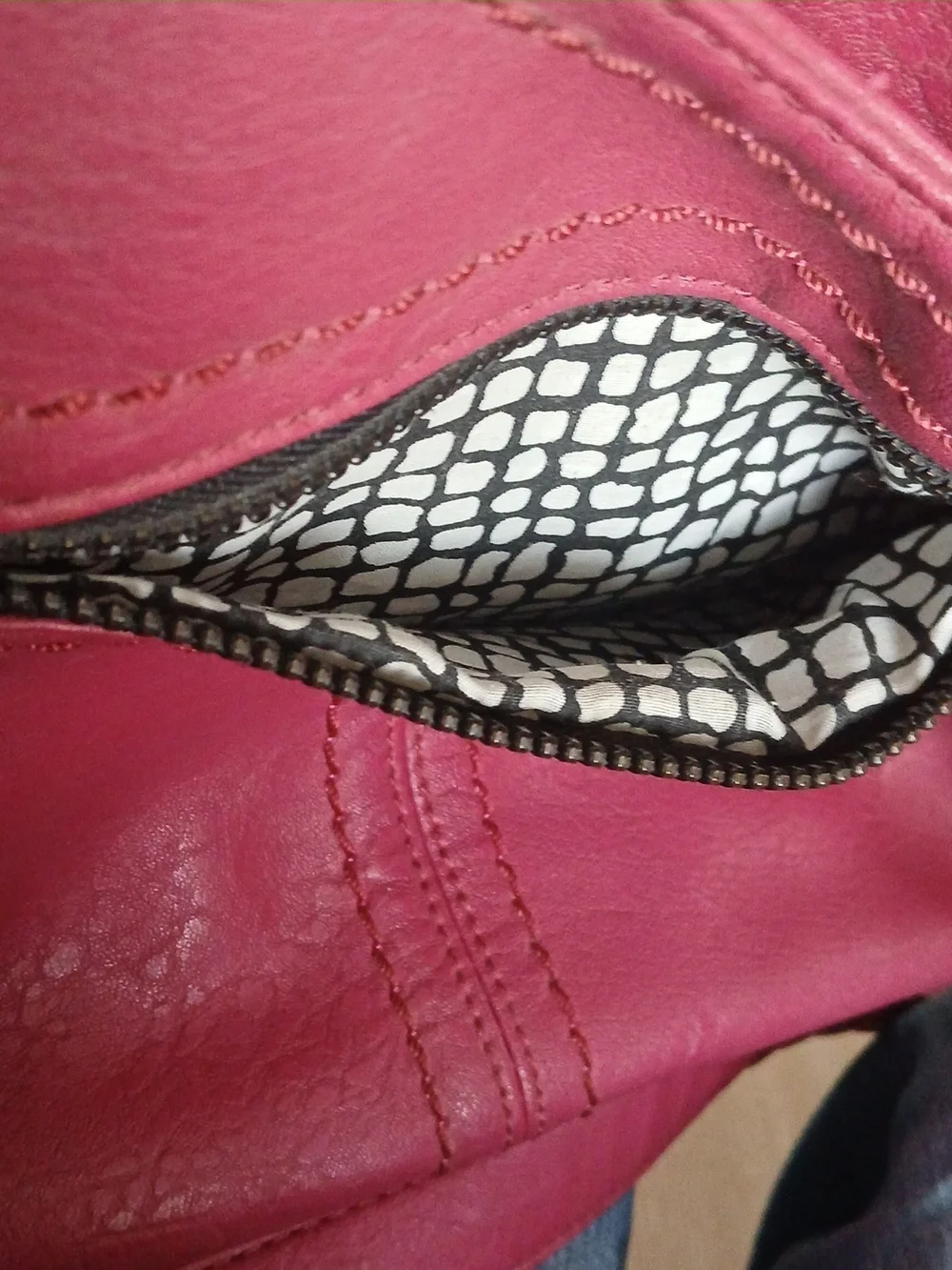 Black Rivet Pink Purse Coquette Vegan Faux Leather